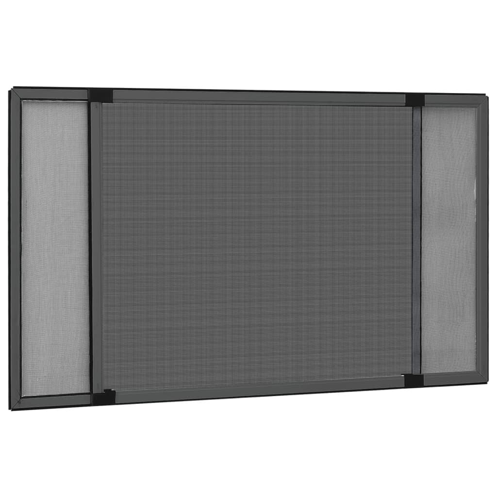 Insektenschutzgitter ausziehbar 75-143x50cm Anthrazit - bis zu 31% sparen
