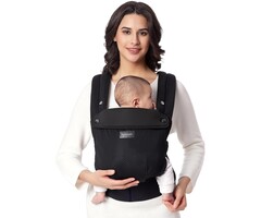 Ergonomische Babytrage aus Mesh, bis 20 kg - Schwarz - bis zu 33% reduziert