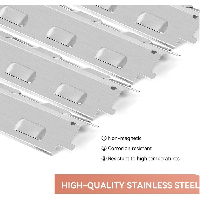 4x Edelstahl Brennerabdeckung 37 cm für Gasgrill - Jetzt bis zu 30% sparen
