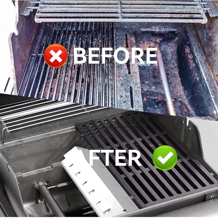 4x Edelstahl Brennerabdeckung 37 cm für Gasgrill - Jetzt bis zu 30% sparen