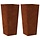 2er Set Pflanzkübel aus wetterfestem Stahl - 35x35x75 cm - bis zu 34% Rabatt