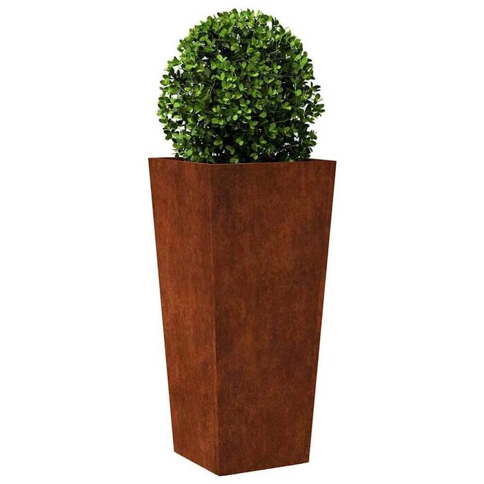 2er Set Pflanzkübel aus wetterfestem Stahl - 35x35x75 cm - bis zu 34% Rabatt