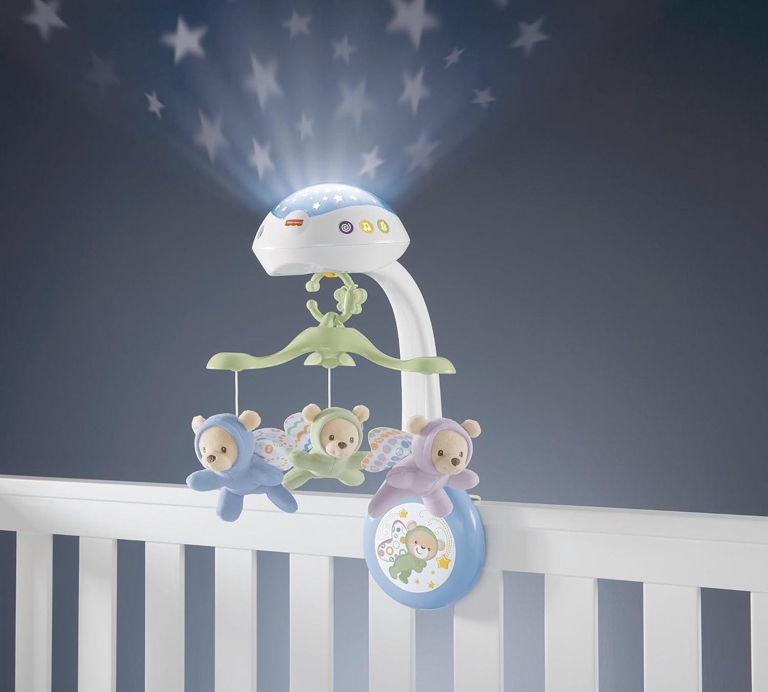 3-in-1 Baby-Projektions-Mobile mit Sternenlicht - jetzt bis zu 32% günstiger