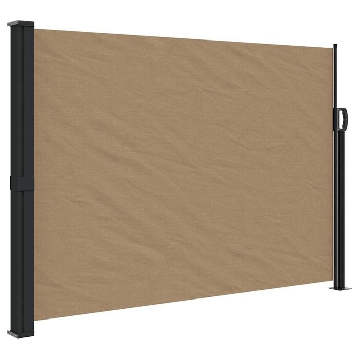 Seitenzugmarkise 140x500 cm, Taupe - bis zu 34% sparen