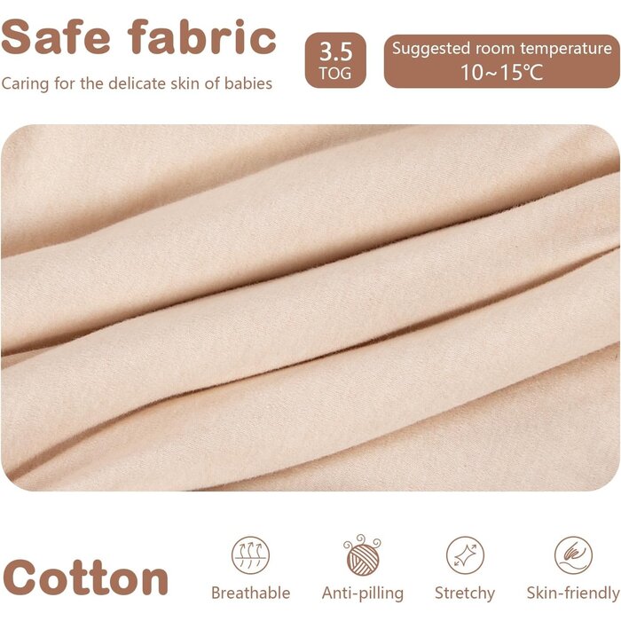 Warmer Babyschlafsack mit Beinen - Welpen-Motiv - 3.5 TOG - bis zu 32% Rabatt