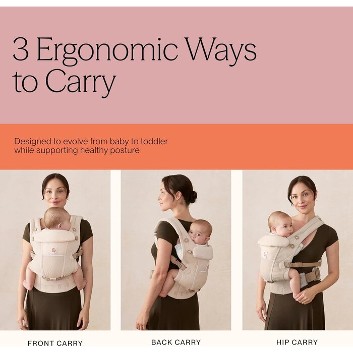 Ergonomische Babytrage - SoftTouch Baumwolle - Onyx Schwarz - bis zu 34% sparen