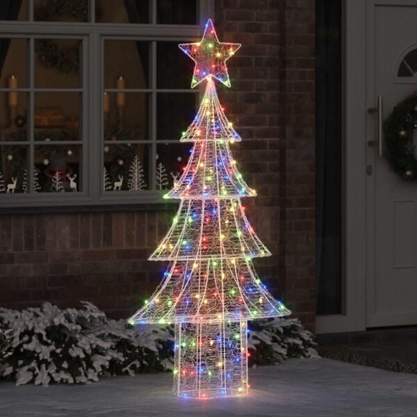 LED-Weihnachtsbaum aus Acryl, 180 cm, mehrfarbig - bis zu 34% sparen