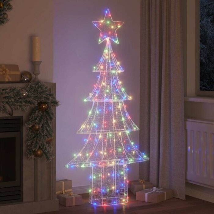 LED-Weihnachtsbaum aus Acryl, 180 cm, mehrfarbig - bis zu 34% sparen