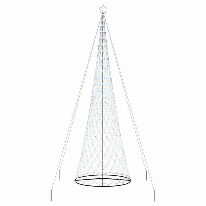 LED-Weihnachtsbaum 399 cm, Kaltweiß, 8 Modi - Outlet-Deal: bis zu 79% Rabatt