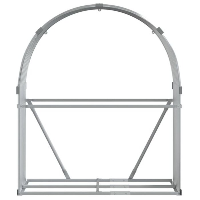 Kaminholzregal verzinkt 120x45x140 cm - stabil & wetterfest - bis zu 32% Rabatt