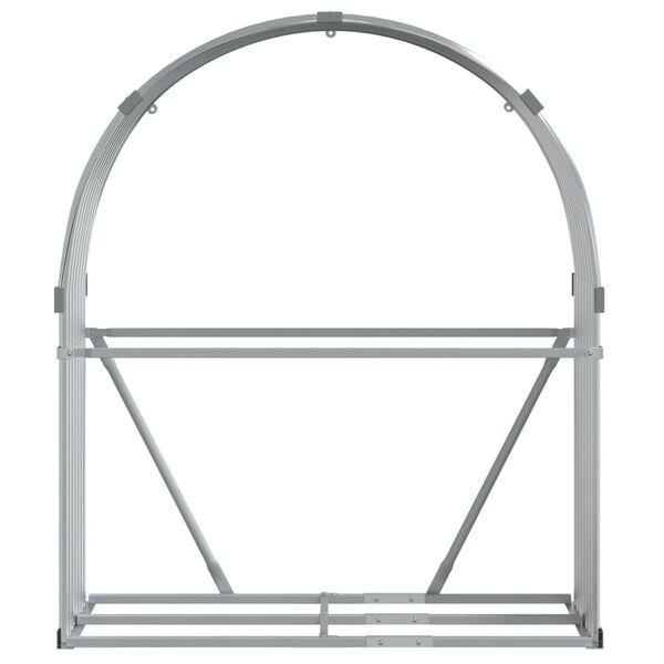 Kaminholzregal verzinkt 120x45x140 cm - stabil & wetterfest - bis zu 32% Rabatt
