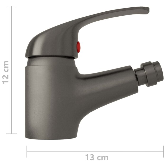 Vidaxl Moderne Bidetarmatur 13x12 cm Grau - Jetzt sparen mit bis zu 69% Rabatt