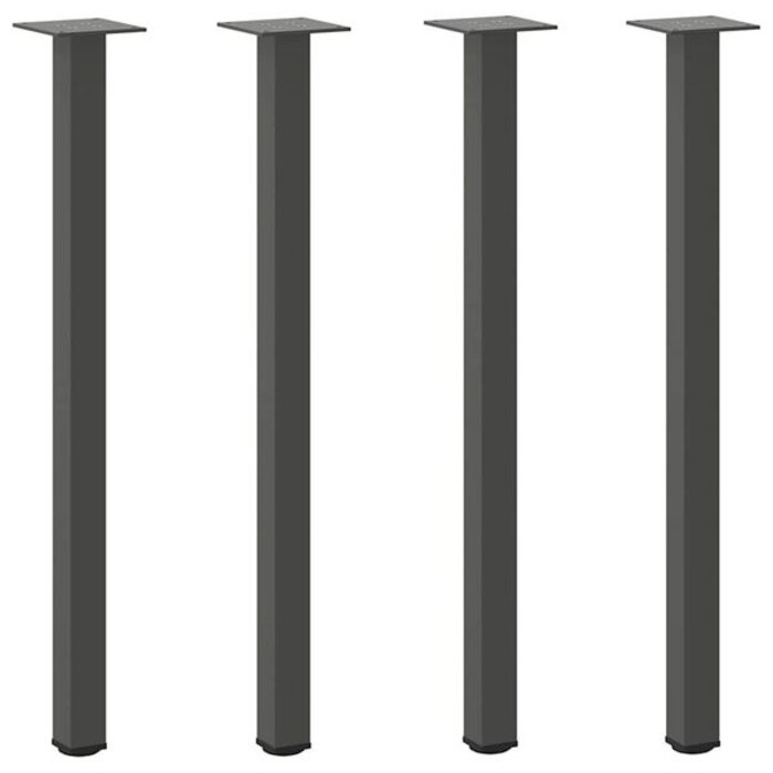 Design Tischbeine 4er-Set Anthrazit 72-74 cm - Bis zu 33% Rabatt
