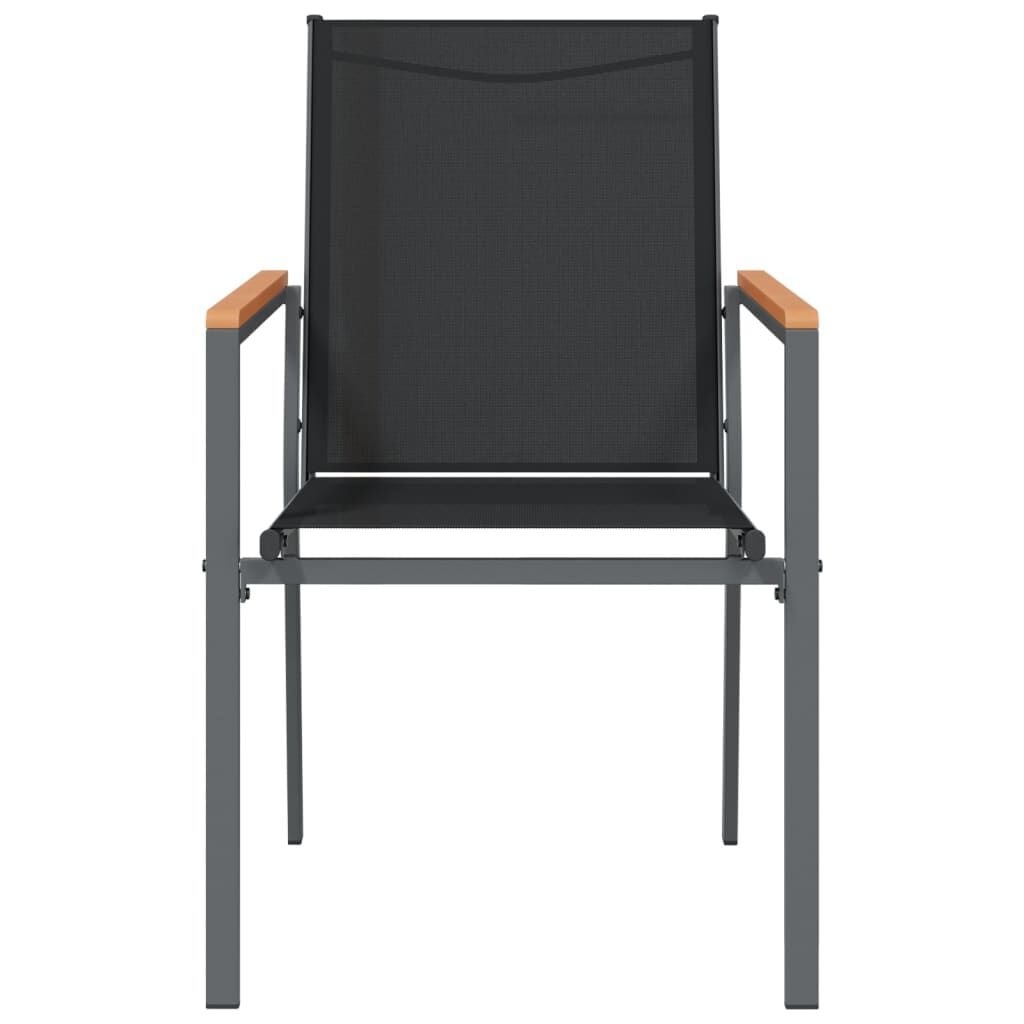 2er-Set Gartenstühle Schwarz - Ergonomisch & Wetterfest - Bis zu 34% sparen