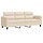 Modernes 3-Sitzer Sofa, 180 cm Sitzbreite - Beige - bis zu 35% Rabatt