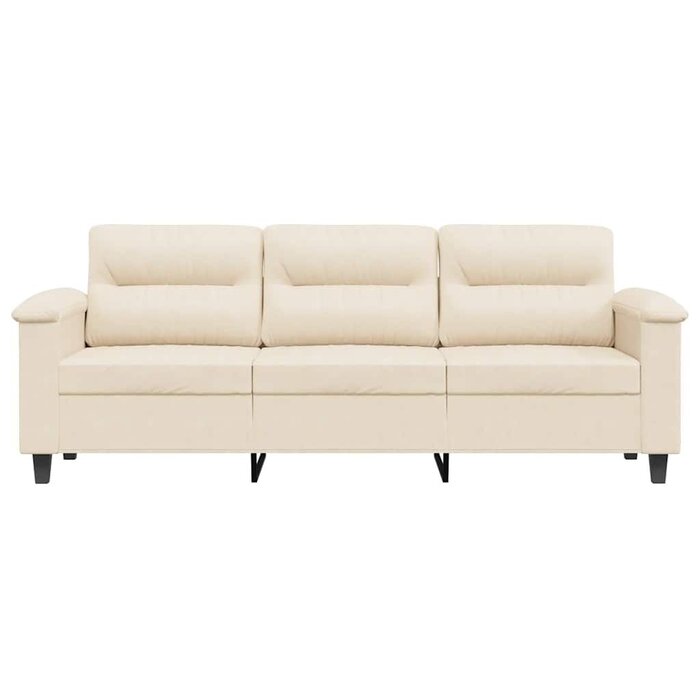 Modernes 3-Sitzer Sofa, 180 cm Sitzbreite - Beige - bis zu 35% Rabatt