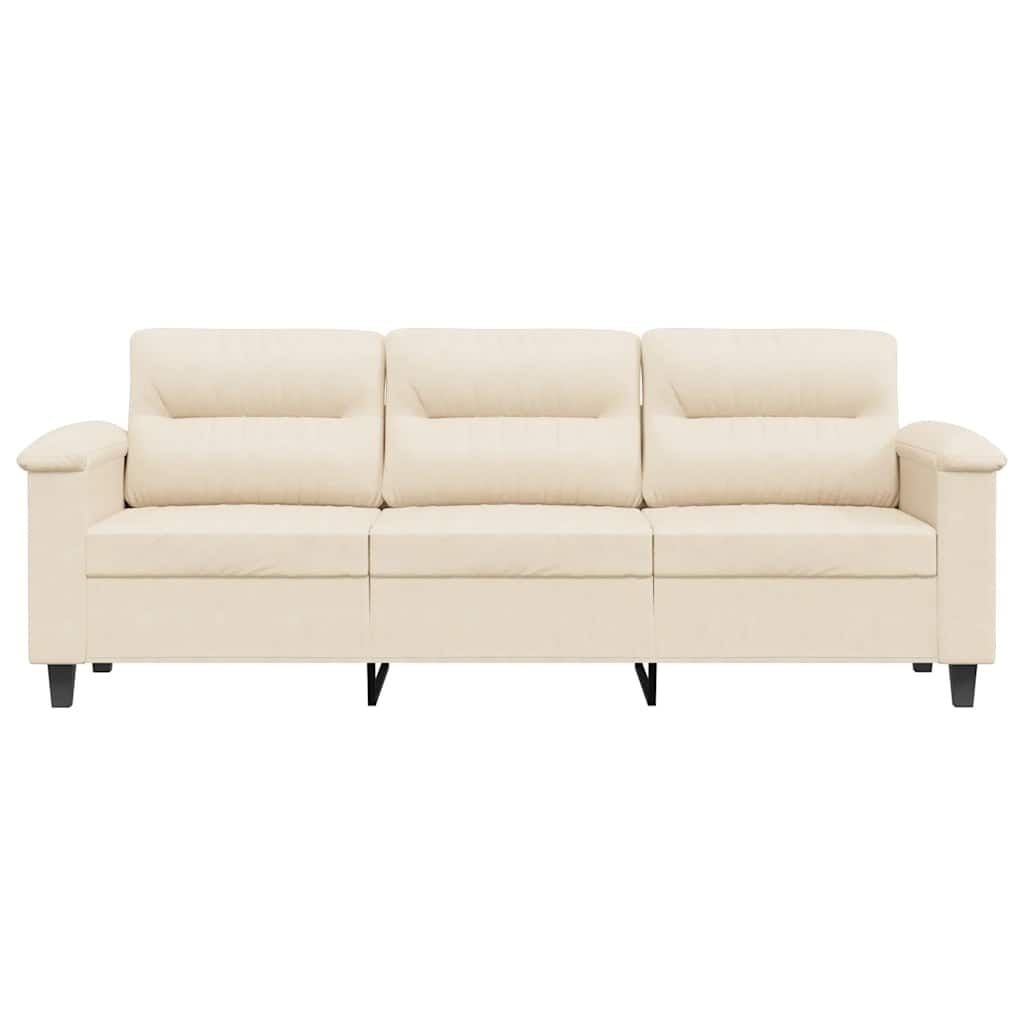 Modernes 3-Sitzer Sofa, 180 cm Sitzbreite - Beige - bis zu 35% Rabatt