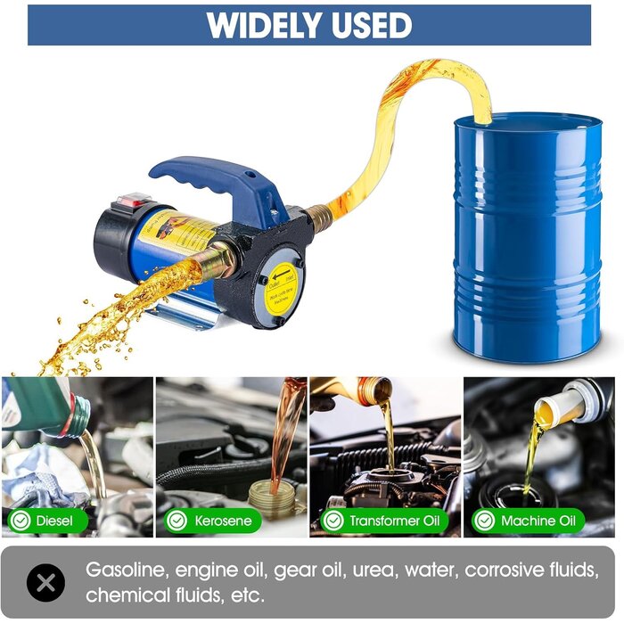 Elektrische Dieselpumpe 12V 45L/Min - Komplettset bis zu 29% Rabatt