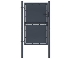 Vidaxl Gartentor 100x125 cm aus Stahl in Anthrazit - bis zu 41% Rabatt