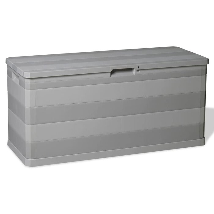 Gartenbox 117x45x56 cm | Polypropylen | Grau | Bis zu 34% sparen