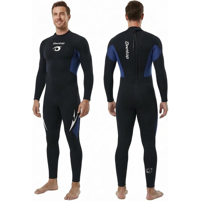 5mm Neoprenanzug für Damen & Herren - Tauchanzug Blau - bis zu 30% sparen