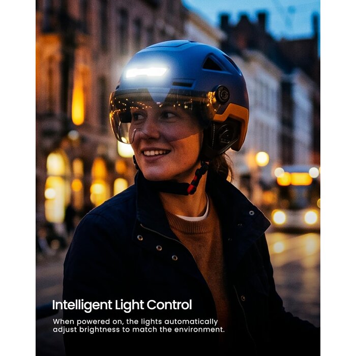 Smart Fahrradhelm mit Bluetooth & LED - Mattschwarz, XXL - bis zu 34% Rabatt