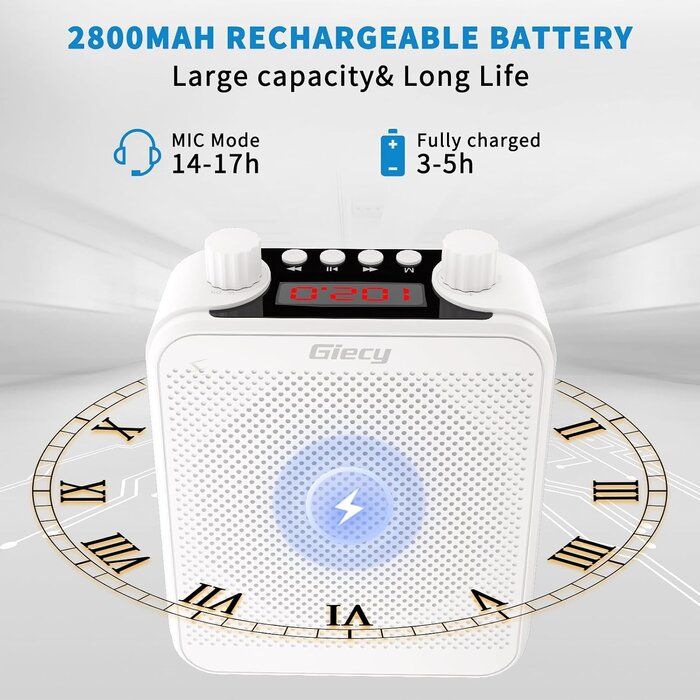 Tragbarer 30W Sprachverstärker mit Bluetooth - Outlet-Deal: bis zu 33% Rabatt