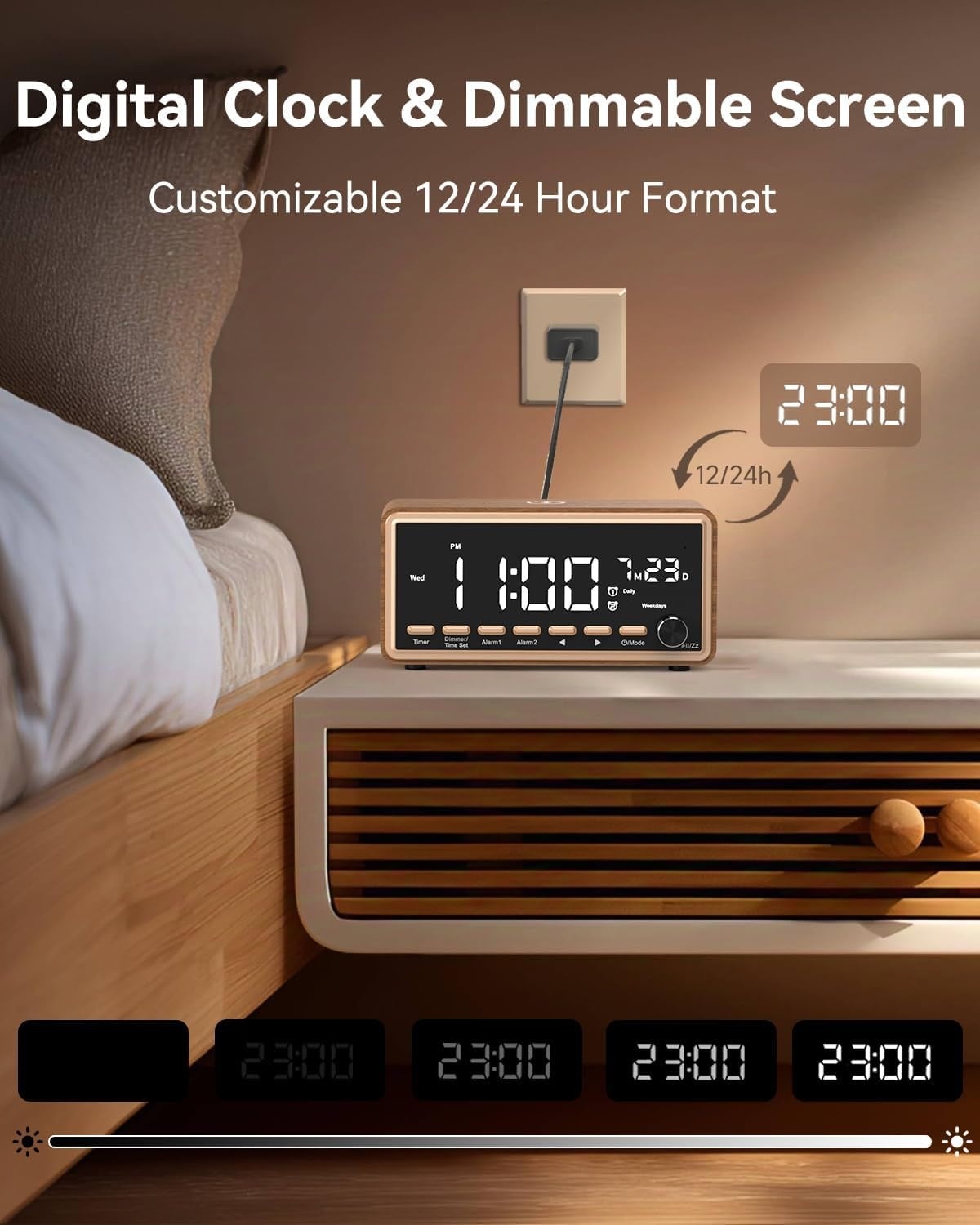 Multifunktions-Wecker mit Bluetooth & Ladestation - bis zu 34% günstiger