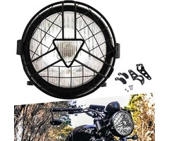 Universal LED Motorradscheinwerfer 6,8 Zoll - Schwarz - bis zu 28% sparen