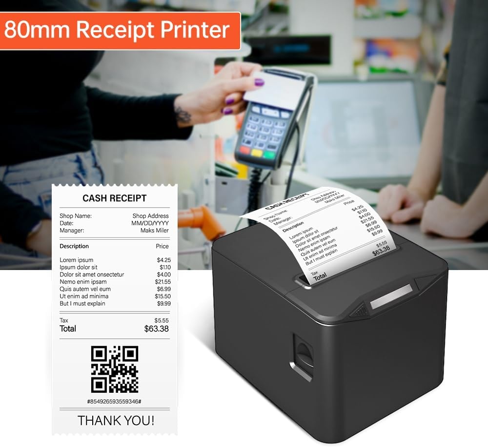 Profi Thermodrucker 80mm - USB & LAN - Bis zu 29% Rabatt