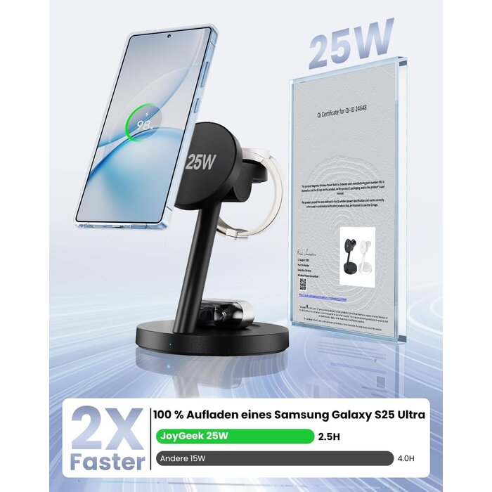 4-in-1 Kabellose Ladestation für Samsung - bis zu 32% günstiger