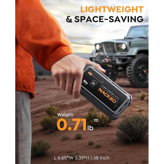 Starthilfe-Powerbank 12V 6000A - Jetzt bis zu 29% Rabatt sichern!