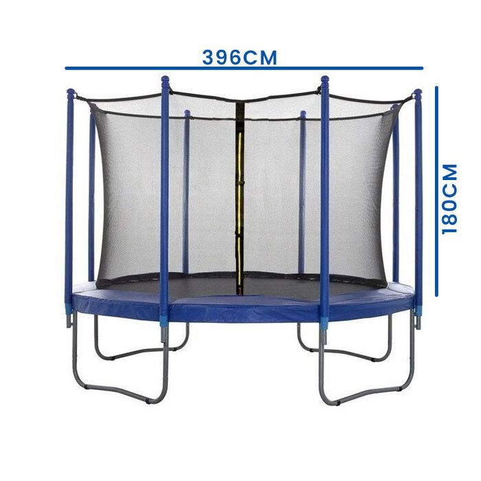 Viking Choice Sicherheitsnetz für 396 cm Trampoline, 8 Stangen - Outlet bis zu 33% reduziert
