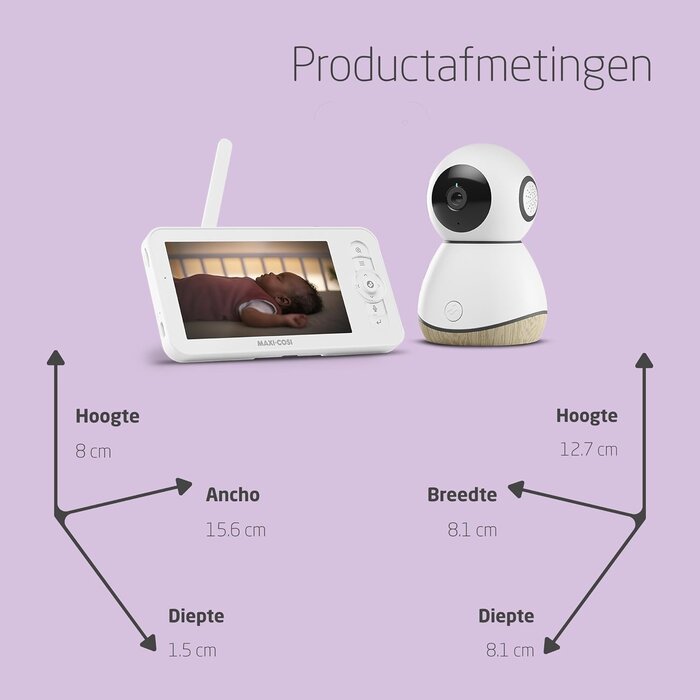 2K Ultra HD Babyphone mit Kamera & App-Steuerung - Bis zu 35% Rabatt