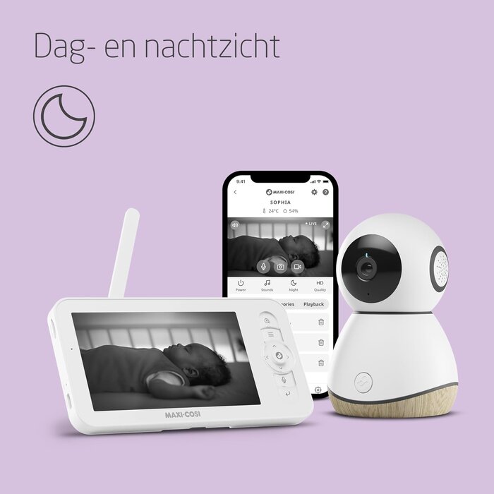 Ultra HD 2K Babyphone mit Kamera & 5" Monitor - Jetzt bis zu 35% sparen