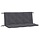 Gartenbankauflagen 2er Set 120x50x7 cm Anthrazit - bis zu 32% Rabatt