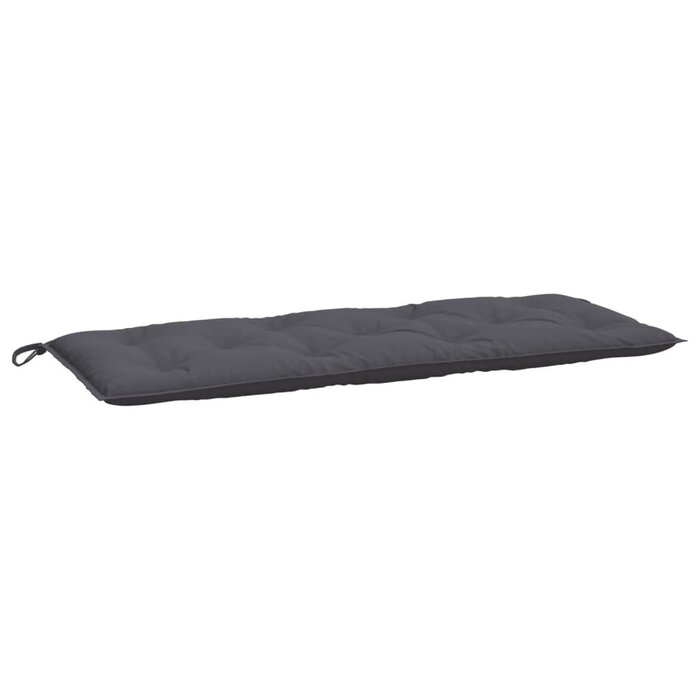 Gartenbankauflagen 2er Set 120x50x7 cm Anthrazit - bis zu 32% Rabatt