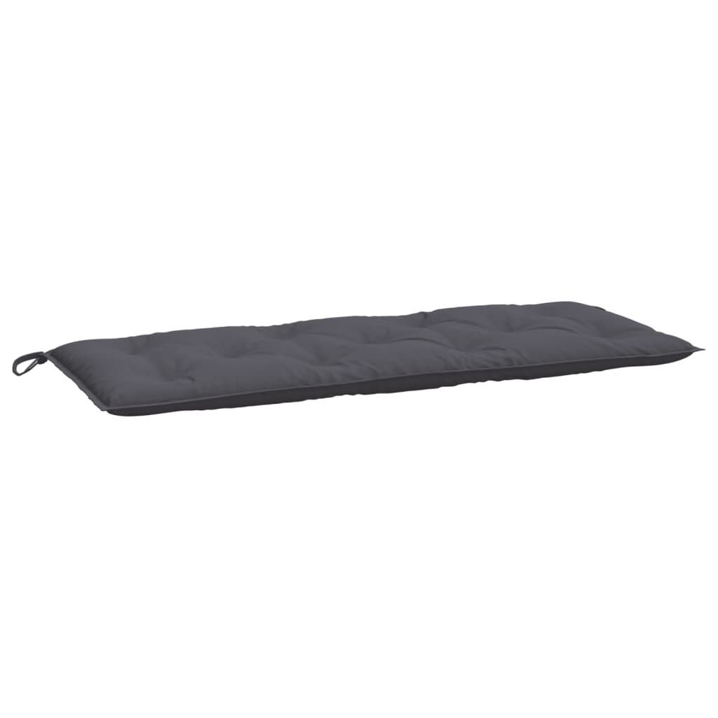Gartenbankauflagen 2er Set 120x50x7 cm Anthrazit - bis zu 32% Rabatt