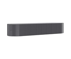 Großes Hochbeet Stahl Anthrazit 396x100x68cm - bis zu 35% Rabatt