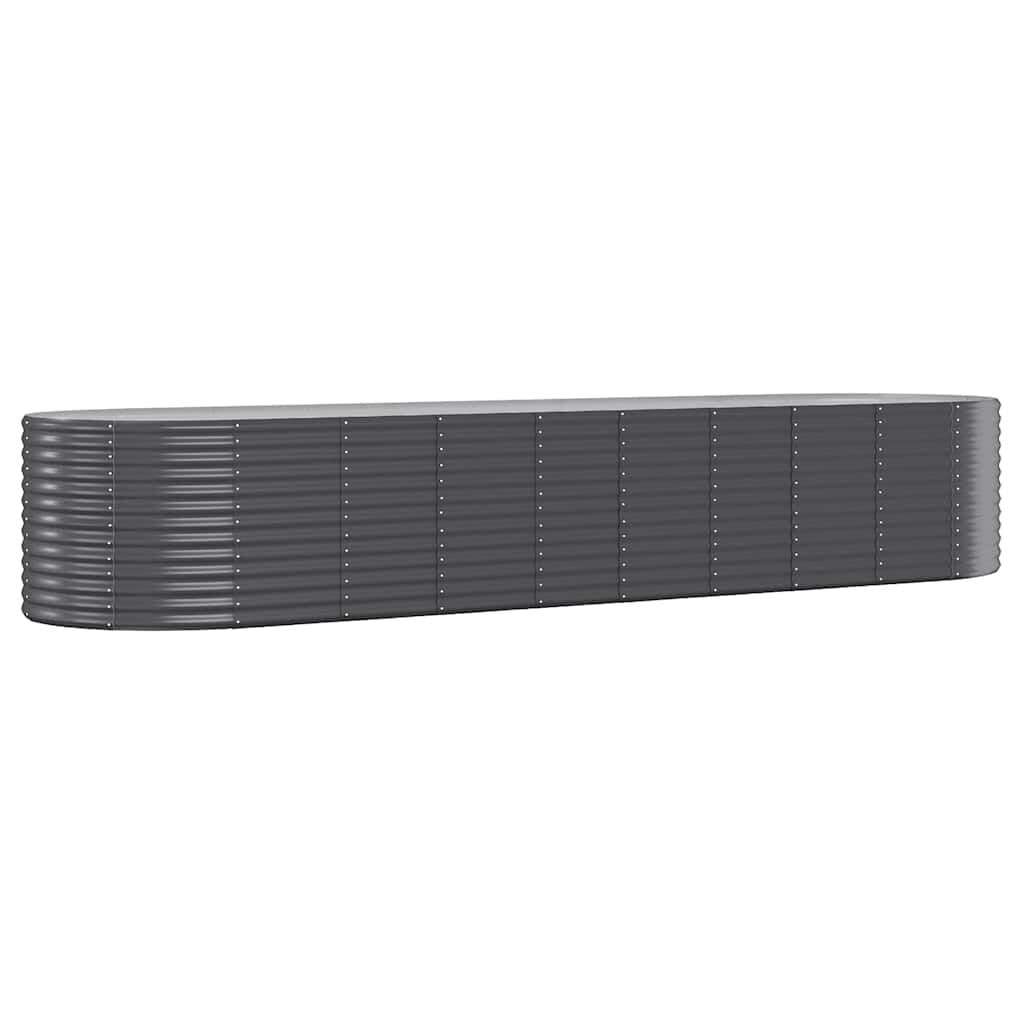 Großes Hochbeet Stahl Anthrazit 396x100x68cm - bis zu 35% Rabatt