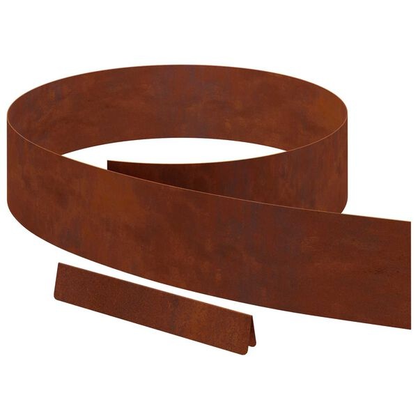 Cortenstahl Rasenkante 450x15cm - Wetterfest & Elegant - bis zu 32% günstiger