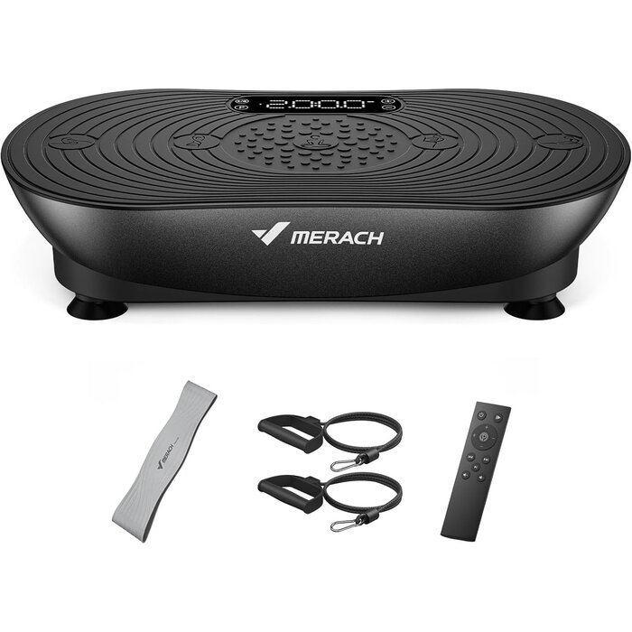 Vibrationsplatte für Fitness & Training - Schwarz - Bis zu 30% Rabatt