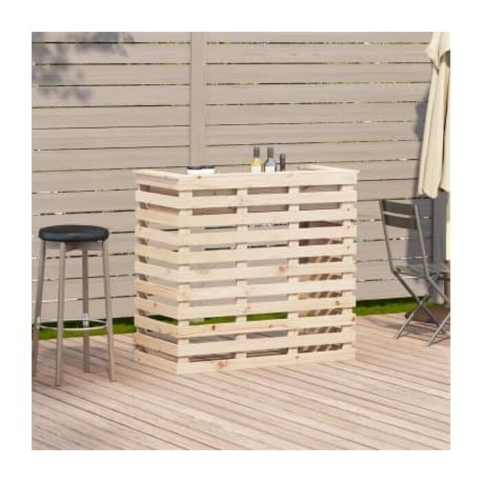 Garten-Bartisch aus massivem Kiefernholz - Jetzt bis zu 35% Rabatt sichern