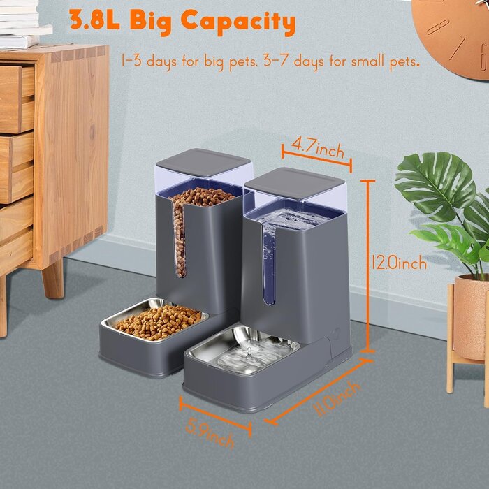 Automatisches Futter- & Wasserspender-Set (3,5L) - bis zu 28% sparen
