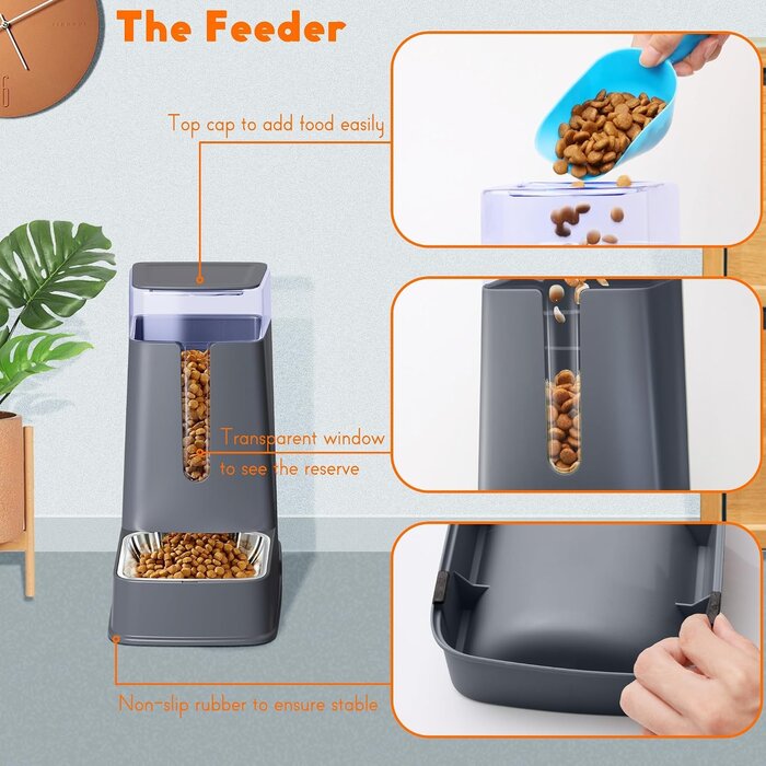 Automatisches Futter- & Wasserspender-Set (3,5L) - bis zu 28% sparen