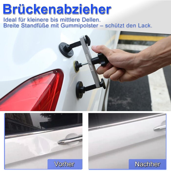 Kfz Dellenreparatur-Set Komplett: Lackschonend ausbeulen - bis zu 30% Rabatt