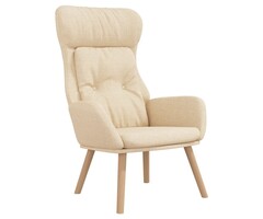 Vidaxl Entspannungssessel Stoff Creme 70x77x94 cm - jetzt bis zu 62% sparen