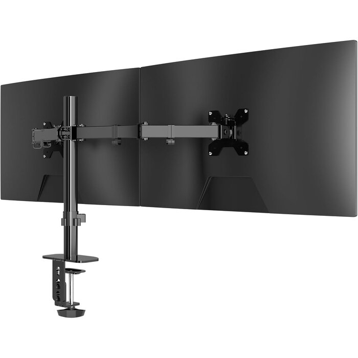 Doppel-Monitorhalterung 13-27 Zoll - Ergonomisch & Neigbar - bis zu 27% Rabatt