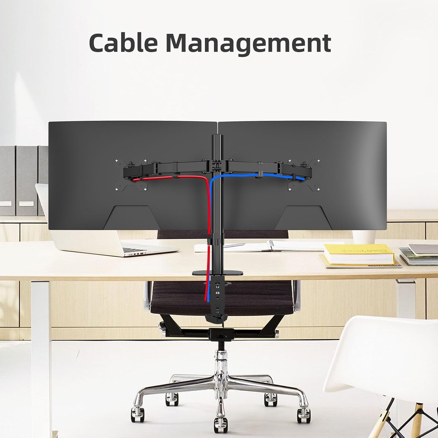 Doppel-Monitorhalterung 13-27 Zoll - Ergonomisch & Neigbar - bis zu 27% Rabatt