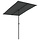 Sonnenschirm 200 x 150 cm Anthrazit - Aluminiummast - bis zu 33% Rabatt